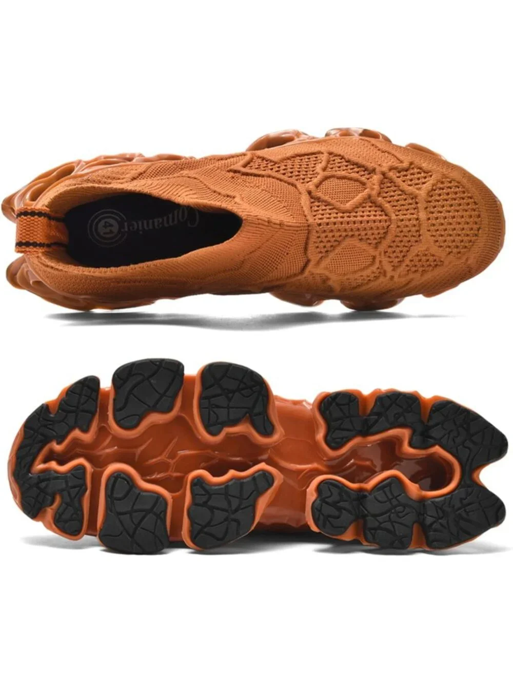 🆕Men's Brown Slip on Loafers Walking Tennis Shoes Running Blade Sneakers